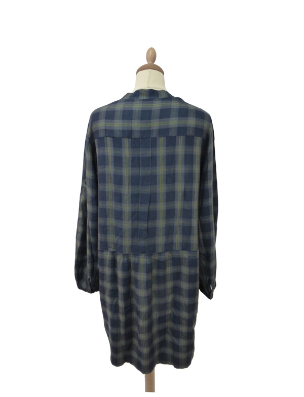 Vestido camisero de cuadros Amitié Mi Ropa Go